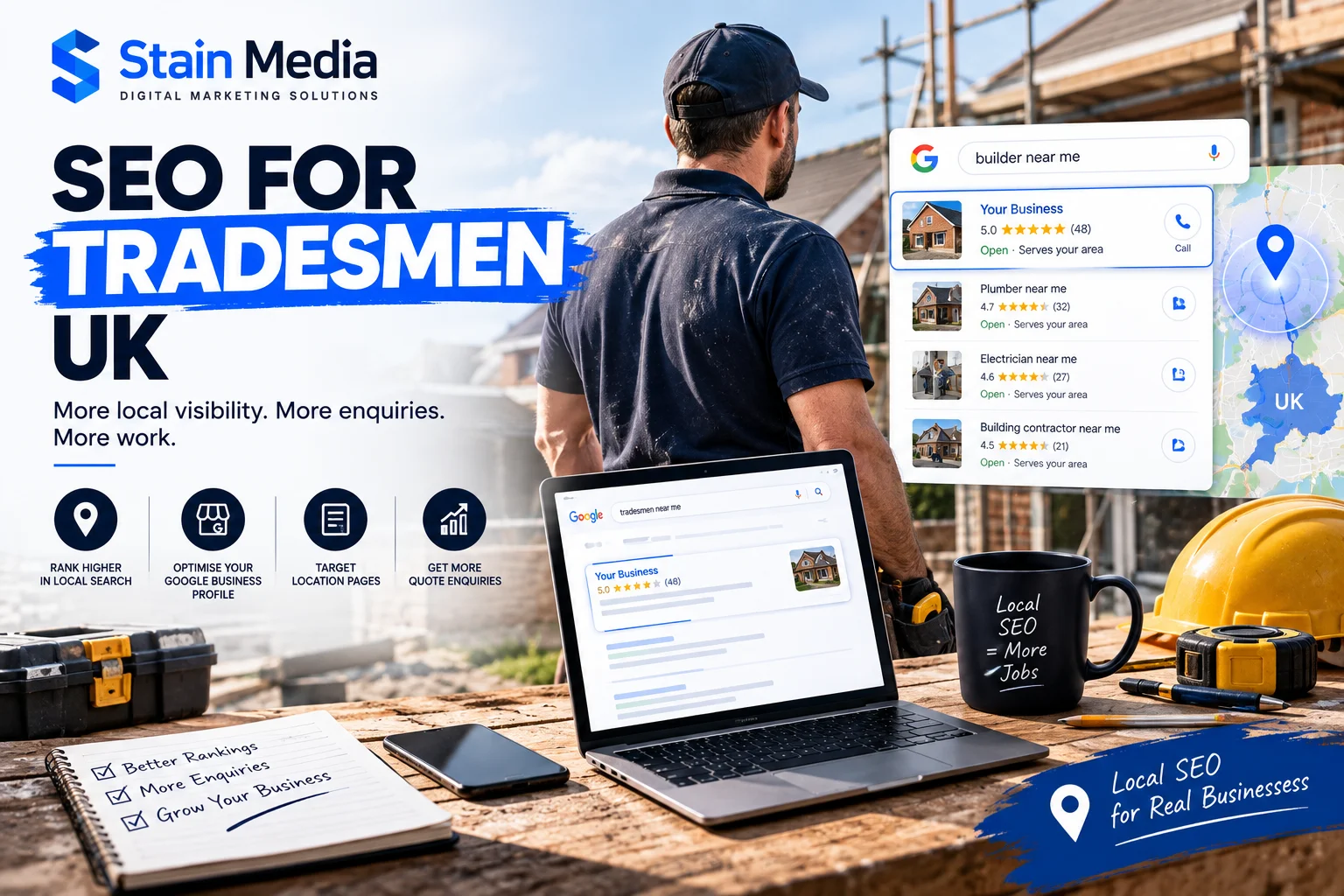 SEO for Tradesmen UK